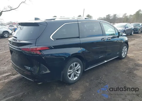 2021 Toyota Sienna Platinum из США, поврежденный, VIN 5TDESKFC0MS032270